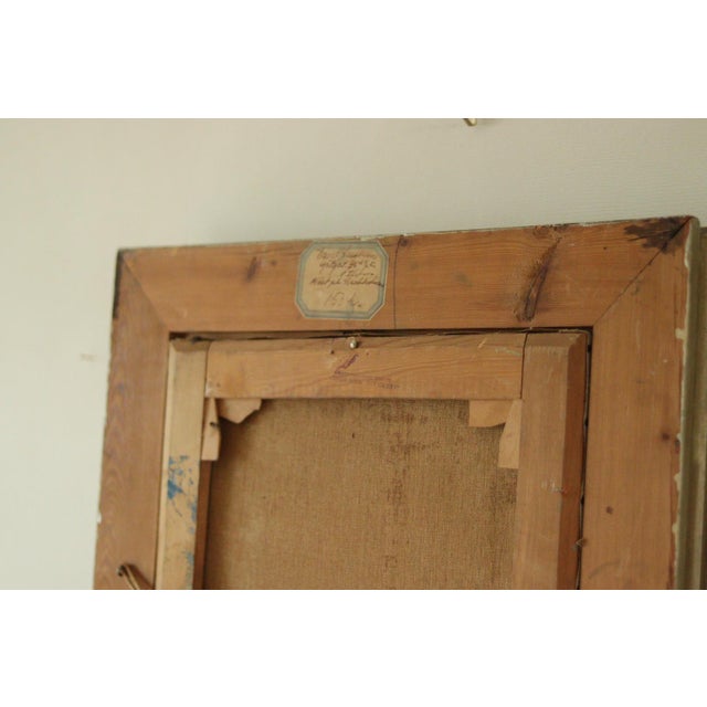 D. Jacobson, Beyond the Gate, 1960s, Oil on Canvas, Framed For Sale - Image 6 of 10