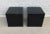Late 20th Century Late 20th Century Postmodern Black Acrylic Cube Side Tables, a Pair For Sale - Image 5 of 8