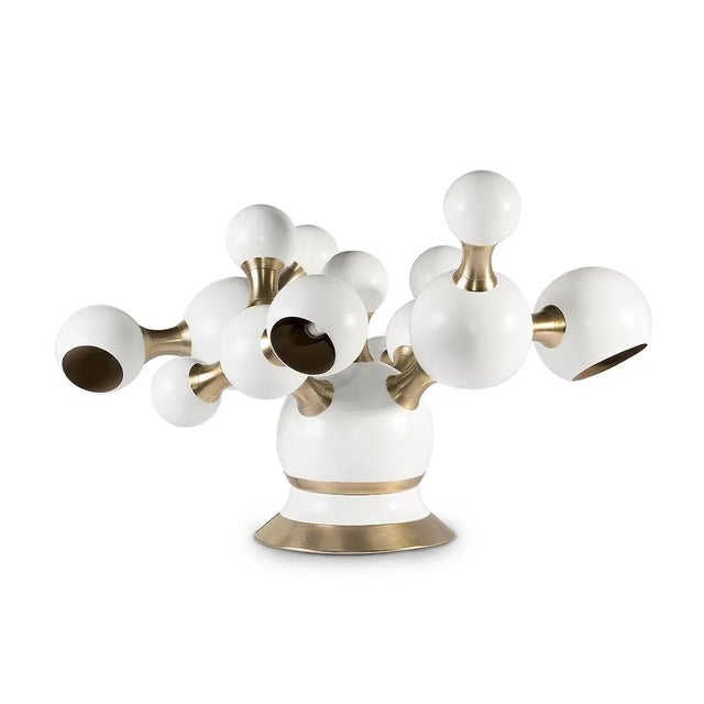 Metal Atomic Table Lamp by DelightFULL For Sale - Image 7 of 7