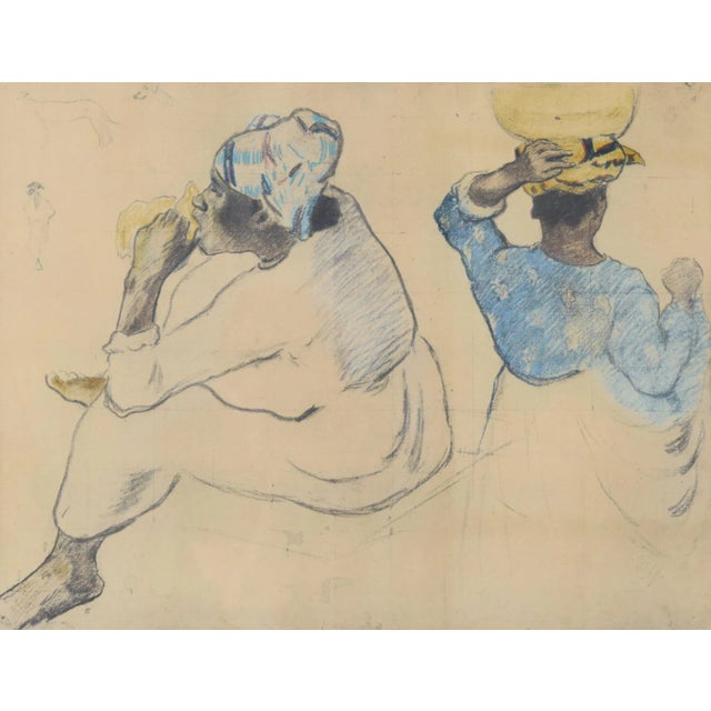 After Paul Gauguin, Martinican Women, 1887, Collotype Print, Framed For Sale - Image 9 of 9