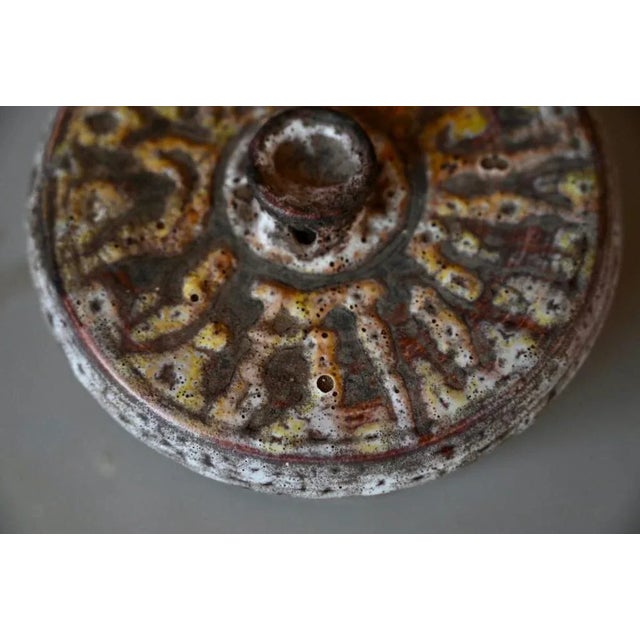 Black Ceramic Jewelry Box from Vallauris, 1960s For Sale - Image 8 of 10