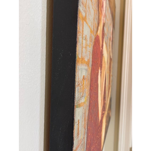 2020s Contemporary Figurative Oil Large Painting "Confidantes" by Sonia Gold For Sale - Image 5 of 9