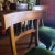 Mid 19th Century Set of Four Wood and Green Velvet Side Chairs For Sale - Image 9 of 13