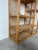 Wood Large- Vintage Coastal Rattan Bookcase Étagère With Cane Shelves For Sale - Image 7 of 12