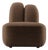Bunny Designer Lounge Chair in Choco Fabric from EMKO For Sale