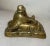 Large Antique Solid Bronze Brass Figural Writing Fat Man Eating Turkey Inkwell For Sale - Image 10 of 13