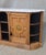 Antique Early 1900s Oak Console Cabinet With Doors, Shelves and a Marble Top For Sale In Denver - Image 6 of 18