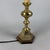 Metal Vintage Brass and Wood Table Lamp with Beige Fabric Shade, 1960s For Sale - Image 7 of 13
