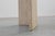 Beige Mid‑Century Italian Dining Table with Glass Top and Travertine Base, 1970s For Sale - Image 8 of 11