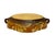 Brown Vintage Roseville Pottery Brown Freesia Console Dish Bowl #469-14. For Sale - Image 8 of 9