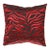 Tigre Pillow, Red & Black For Sale