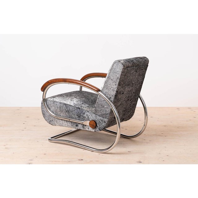 1930s Model H221 Armchair by Jindřich Halabala for Up Závody, 1930s For Sale - Image 5 of 14