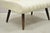 Mid 20th Century Vintage Mid Century Modern Adjustable Ottoman Footstool With Wooden Legs For Sale - Image 5 of 10