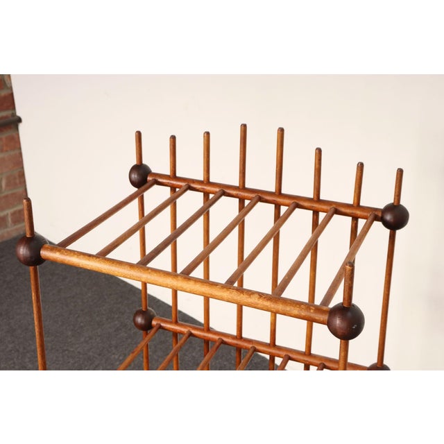 Folk Art Whimsy Stick and Ball Spindle Shelf / Etagere For Sale - Image 11 of 14