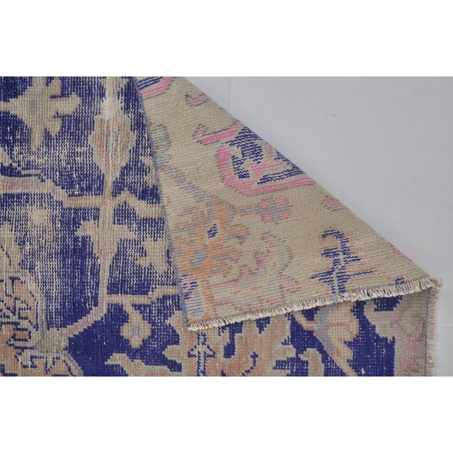 Textile Vintage Anatolian Tribal Handmade Rug For Sale - Image 7 of 7