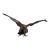 1900s French Bronze Eagle Sculpture on Marble Base For Sale