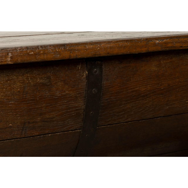 18th Century French Provincial Oak Petrin Dough Bin Table For Sale - Image 17 of 18