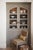 Wood French-Country Dining Chairs in Peter Fasono Linen Upholstery and Stained Caning For Sale - Image 7 of 13