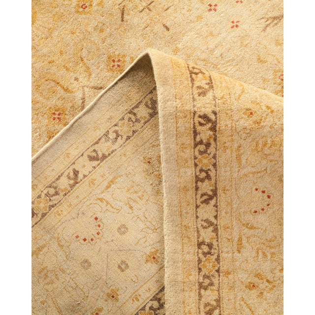 Mogul Collection Hand-Knotted Area Rug - Ivory Collection 8' 2" X 10' 2" For Sale In New York - Image 6 of 10
