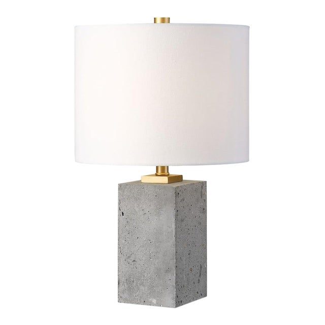 Concrete Base Petite Accent Lamp For Sale