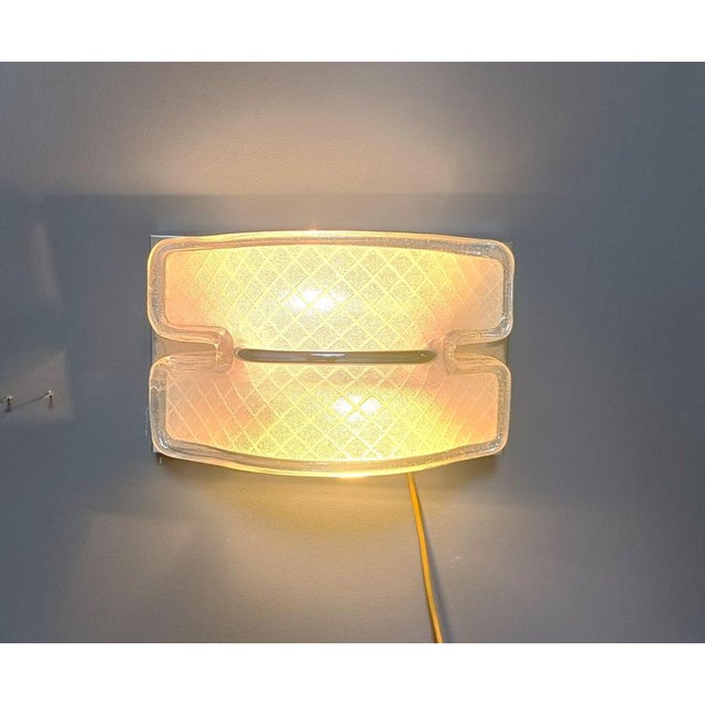 Vintage Murano Glass Wall Sconce, 1970s For Sale - Image 3 of 8