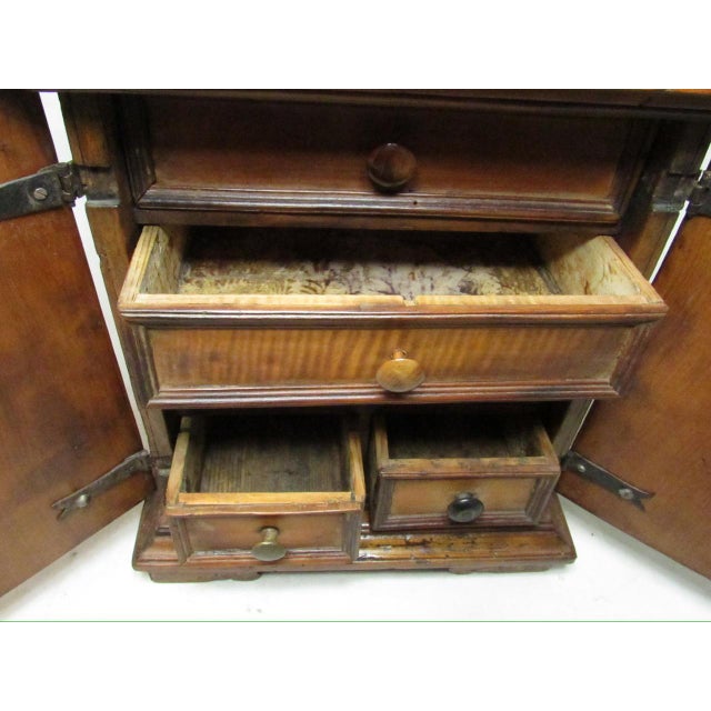Mid 18th Century 18th C. Italian Table Top Collectors Cabinet For Sale - Image 5 of 18