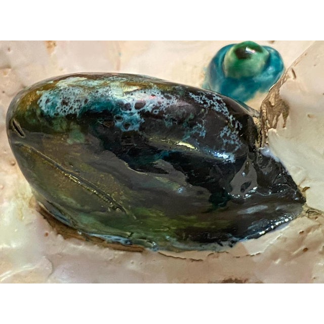 Blue Vintage Ceramic Bird, France, 1960s For Sale - Image 8 of 18