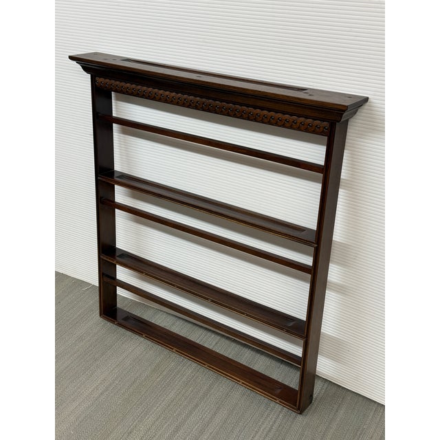 Victorian Era Wall Mounted Plate Rack For Sale - Image 12 of 12