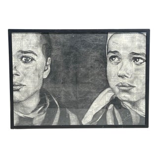 Sisters Caring for Each Other Portrait For Sale