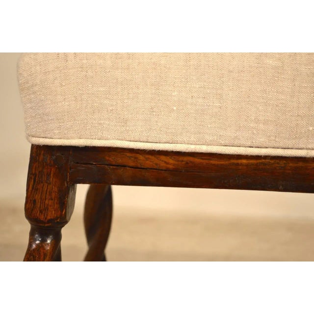 17th C English Oak Bench For Sale - Image 4 of 7
