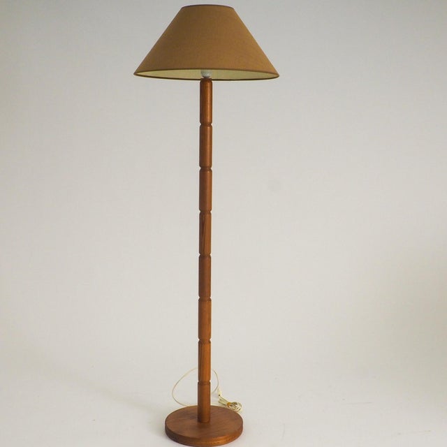 Mid-Century Wooden Floor Lamp from Aneta Växjö, 1960s For Sale - Image 18 of 18