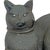 Victorian Large Antique Cast Iron Cat Doorstop Heavy Circa 1900 For Sale - Image 3 of 7
