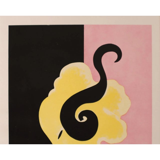 Art Deco 1946 French Medication Advertisement Poster - La Douleur S'envole (Pain Flies Away) Matted For Sale - Image 3 of 5