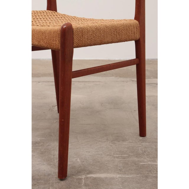 Brown Dining Chair by Glyngøre Stolefabrik, Denmark, 1960s For Sale - Image 8 of 16