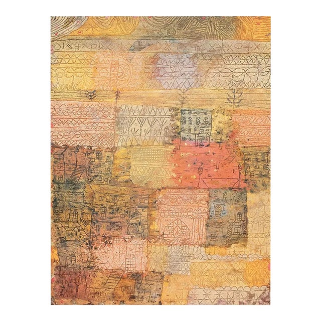 1989 After Paul Klee "Florentine Villa District", Full-Color Print From France For Sale