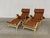 Brown Pernilla 69 Lounge Chair with Ottoman by Bruno Mathsson for Dux, 1990s, Set of 4 For Sale - Image 8 of 18