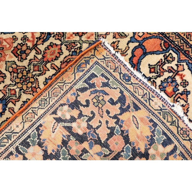 The scatter and room size pieces made in the Arak/Sultanabad area, between 1880 and 1910, with firm and leathery well-...