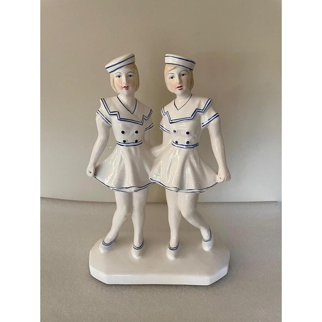 Earthenware Sailor Statuette, 1940s For Sale - Image 9 of 9