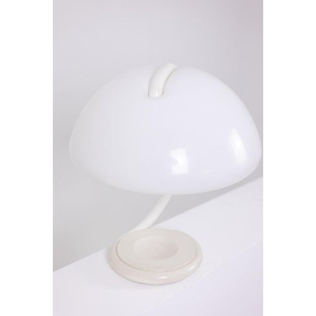 Elio Martinelli White Serpente Table Lamp by Elio Martinelli, 1960s For Sale - Image 4 of 10