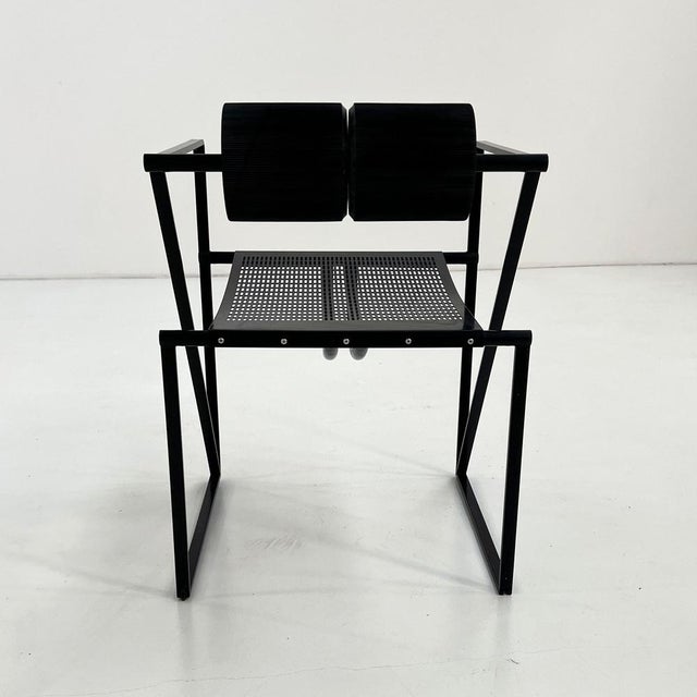 Black Seconda Chair by Mario Botta for Alias, 1980s For Sale - Image 6 of 11