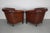 1970s Vintage Dutch Cognac Leather Club Chairs, 1970s, Set of 2 For Sale - Image 5 of 18