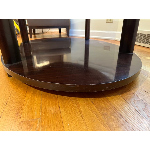 Baker Furniture Company Baker Furniture Oval Coffee Table by Barbara Barry For Sale - Image 4 of 12