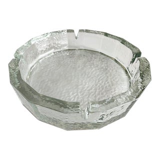 1970s Libbey Glass Brutalist Ashtray/Catchall For Sale