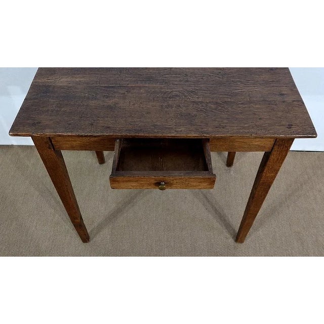 Small Solid Oak Table, 1800s For Sale - Image 12 of 18