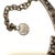 1980s Vintage Ottoman Revival Hammered Silver-Tone Statement Collar Necklace For Sale - Image 4 of 4