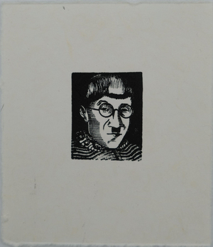 Leonard Tsuguraru Foujita, Autoportrait, Etching