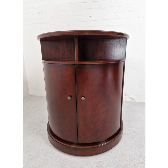 Rotating Dry Bar in Mahogany, England, 1980s For Sale - Image 10 of 14