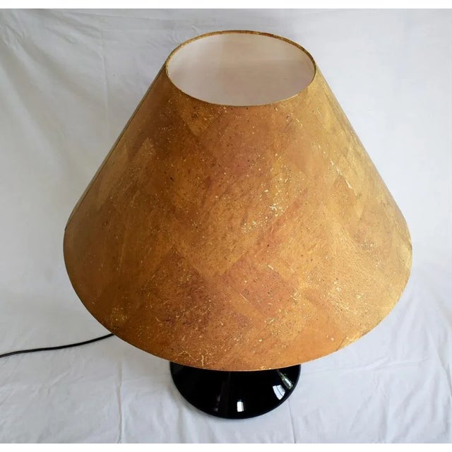 Large Floor Lamp Made of Glass and Cork by Ingo Bricklayer for Design, 1960s For Sale - Image 4 of 8