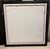 Carlos León Cruz “Untitled” Abstract Oil on Canvas, Custom Leather Frame For Sale - Image 9 of 12
