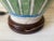 Ceramic Vintage Contemporary Traditional Marbro-Style Painted Blue, Green, Brown, White, and Grey Ceramic Floral Lamp Made in Japan For Sale - Image 7 of 10